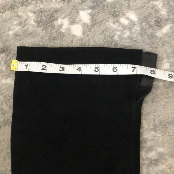 New ISAAC MIZRAHI Genuine Suede Moyen Yolanda Square Toe Over the knee boots - Picture 12 of 14